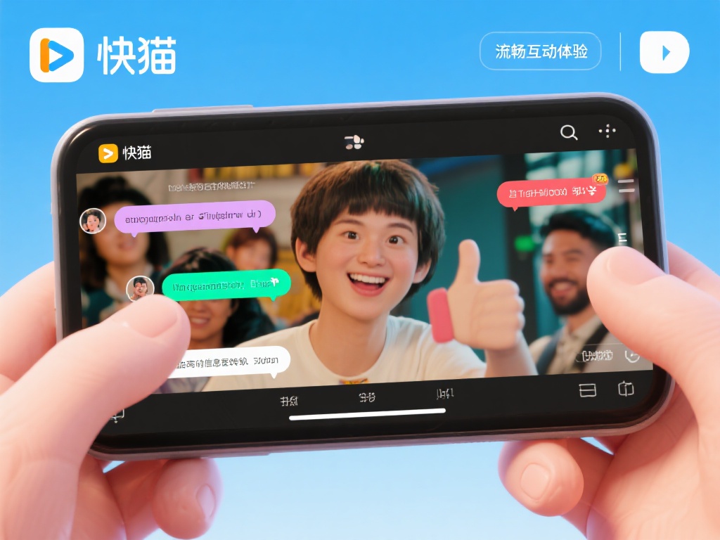 流畅互动体验
除了内容本身，快猫短视频