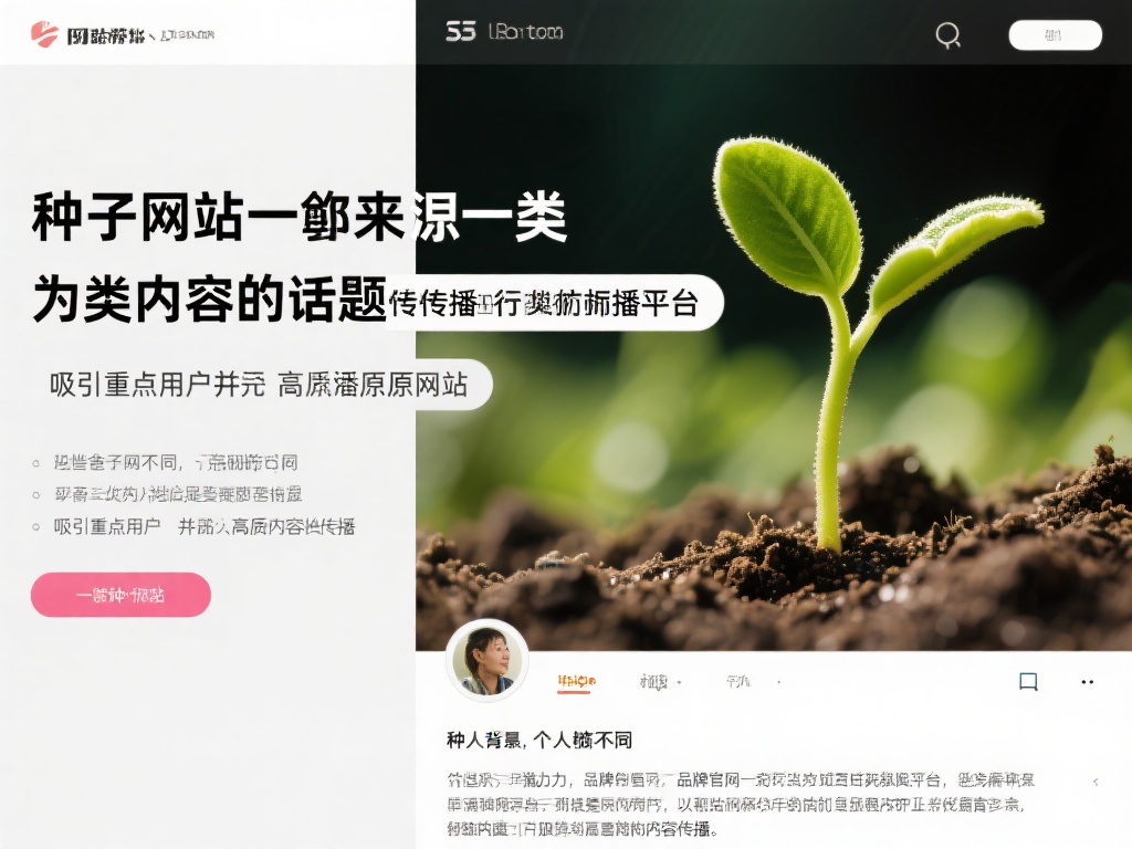 种子网站可以简单理解为引发某一类内容或话